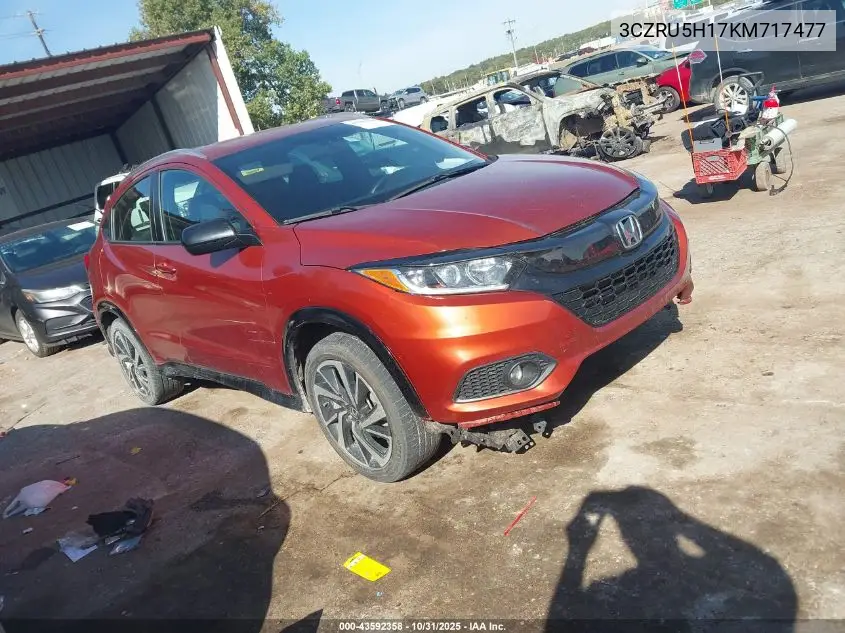 3CZRU5H17KM717477 2019 Honda Hr-V Sport