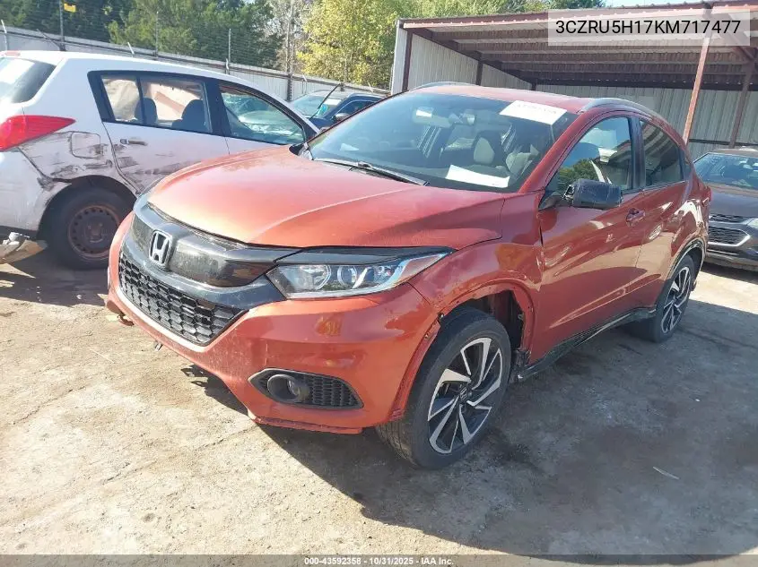 3CZRU5H17KM717477 2019 Honda Hr-V Sport
