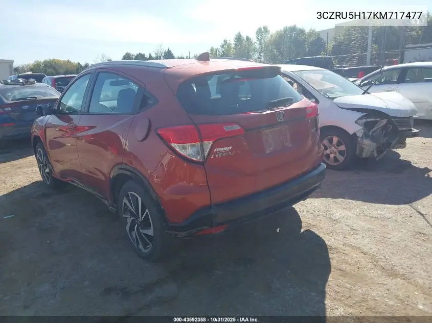 3CZRU5H17KM717477 2019 Honda Hr-V Sport