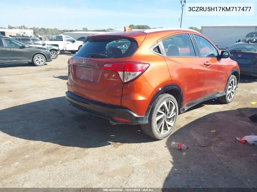 3CZRU5H17KM717477 2019 Honda Hr-V Sport