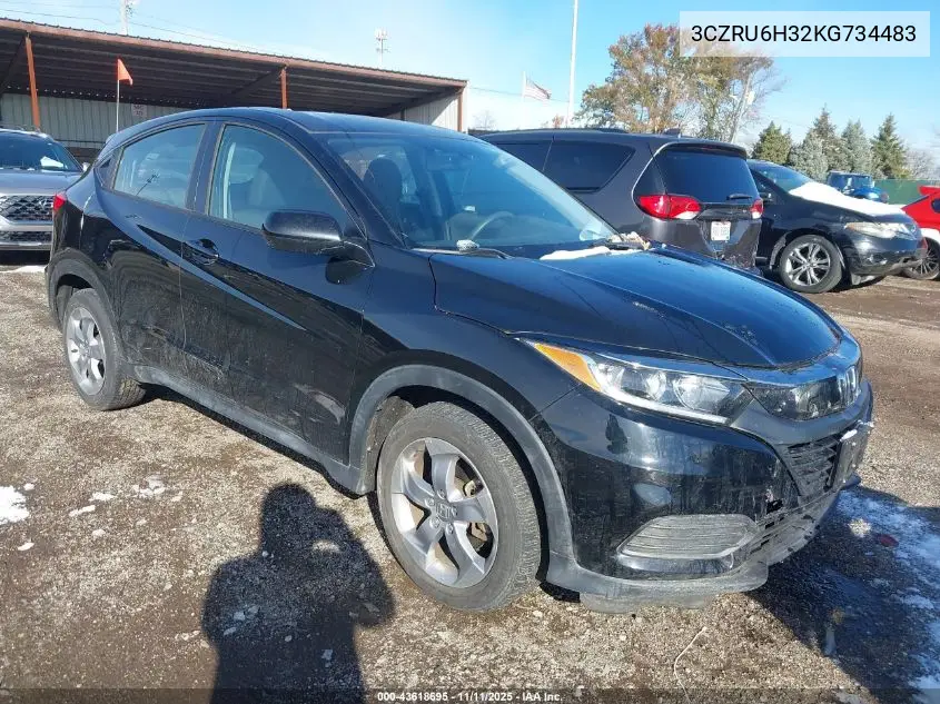 3CZRU6H32KG734483 2019 Honda Hr-V Lx