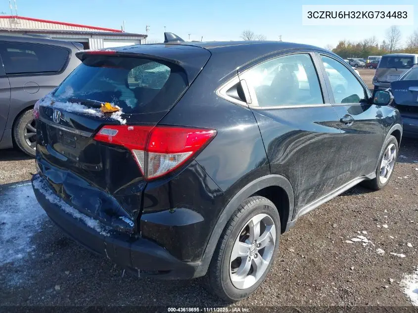 3CZRU6H32KG734483 2019 Honda Hr-V Lx