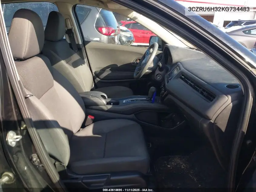 3CZRU6H32KG734483 2019 Honda Hr-V Lx