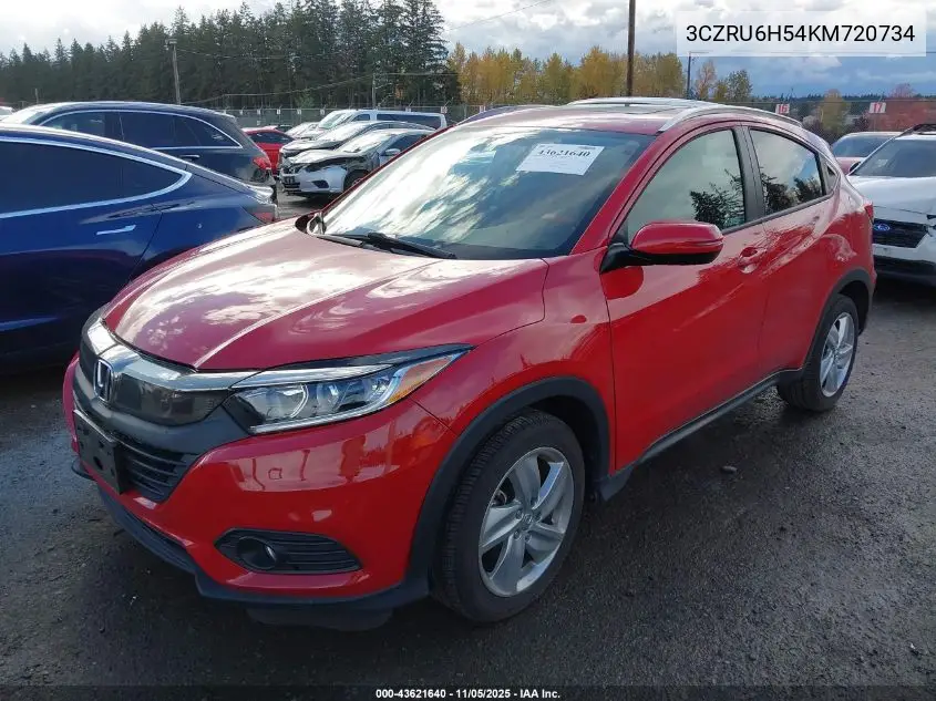 3CZRU6H54KM720734 2019 Honda Hr-V Ex