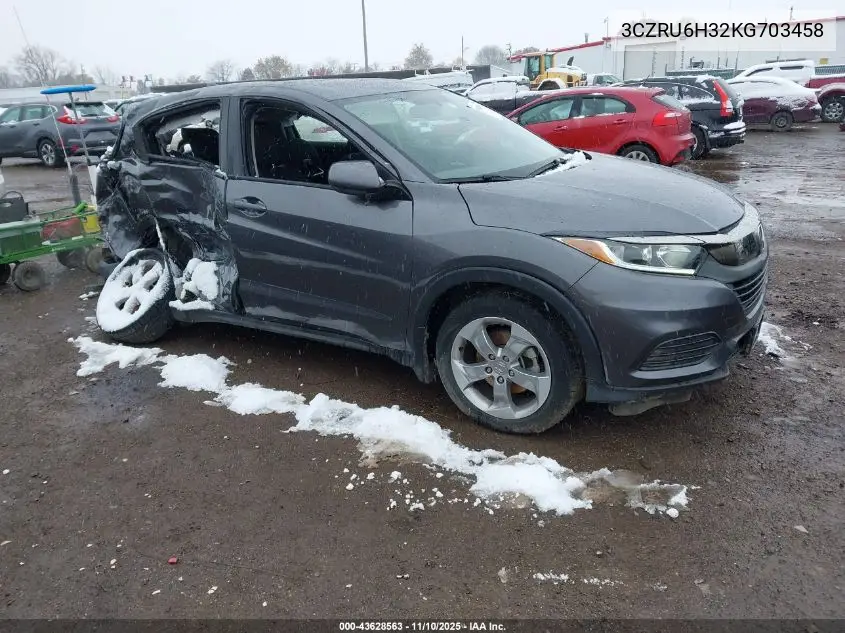 3CZRU6H32KG703458 2019 Honda Hr-V Lx