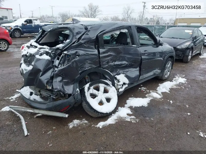 3CZRU6H32KG703458 2019 Honda Hr-V Lx