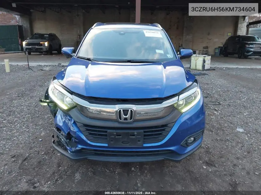 3CZRU6H56KM734604 2019 Honda Hr-V Ex