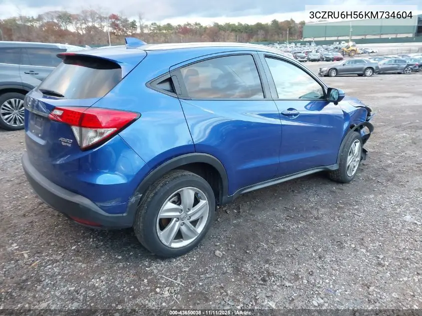 3CZRU6H56KM734604 2019 Honda Hr-V Ex