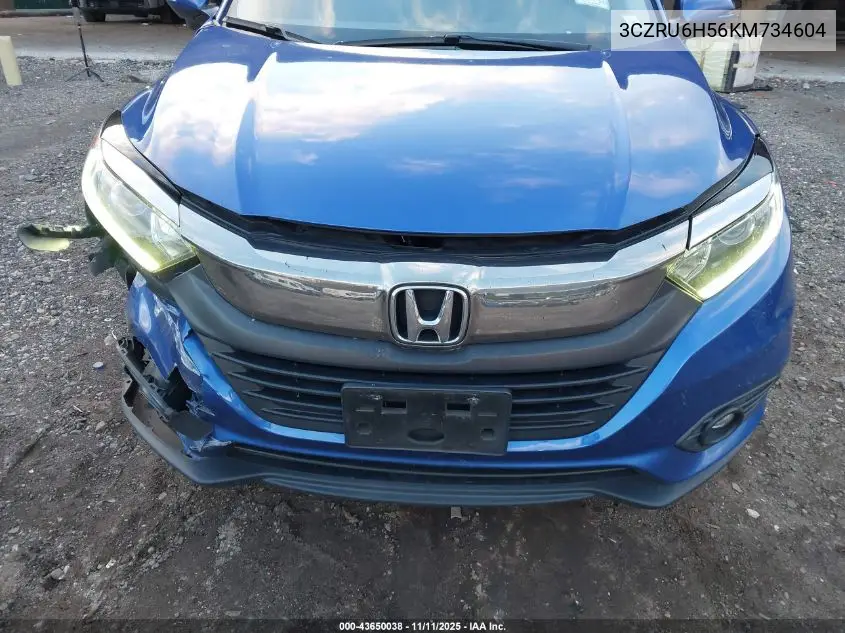 3CZRU6H56KM734604 2019 Honda Hr-V Ex