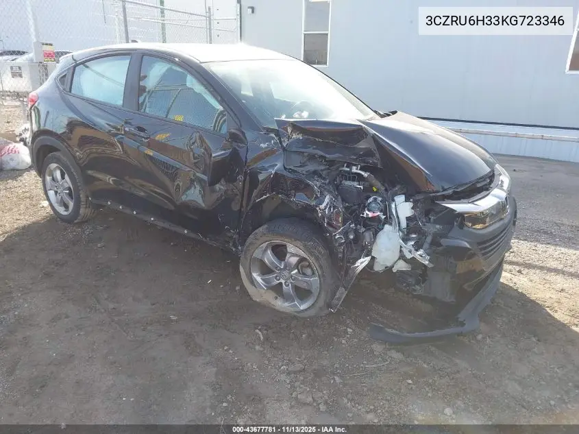 3CZRU6H33KG723346 2019 Honda Hr-V Lx