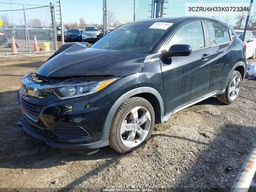 3CZRU6H33KG723346 2019 Honda Hr-V Lx