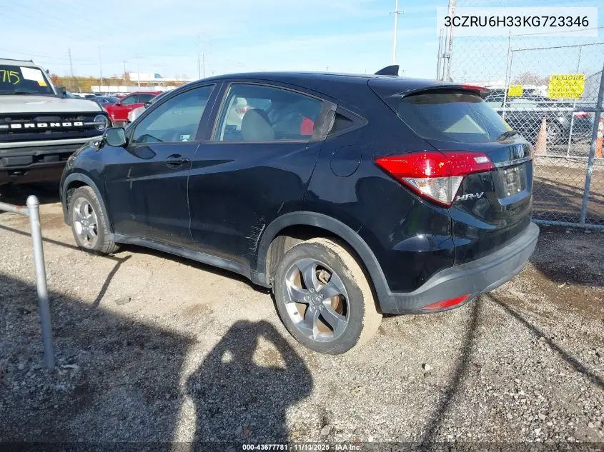 3CZRU6H33KG723346 2019 Honda Hr-V Lx