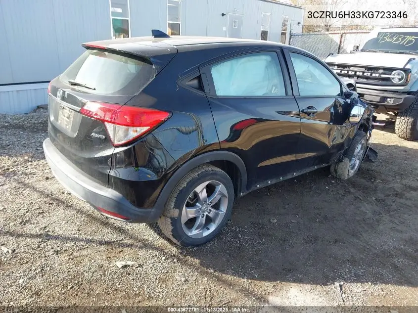3CZRU6H33KG723346 2019 Honda Hr-V Lx