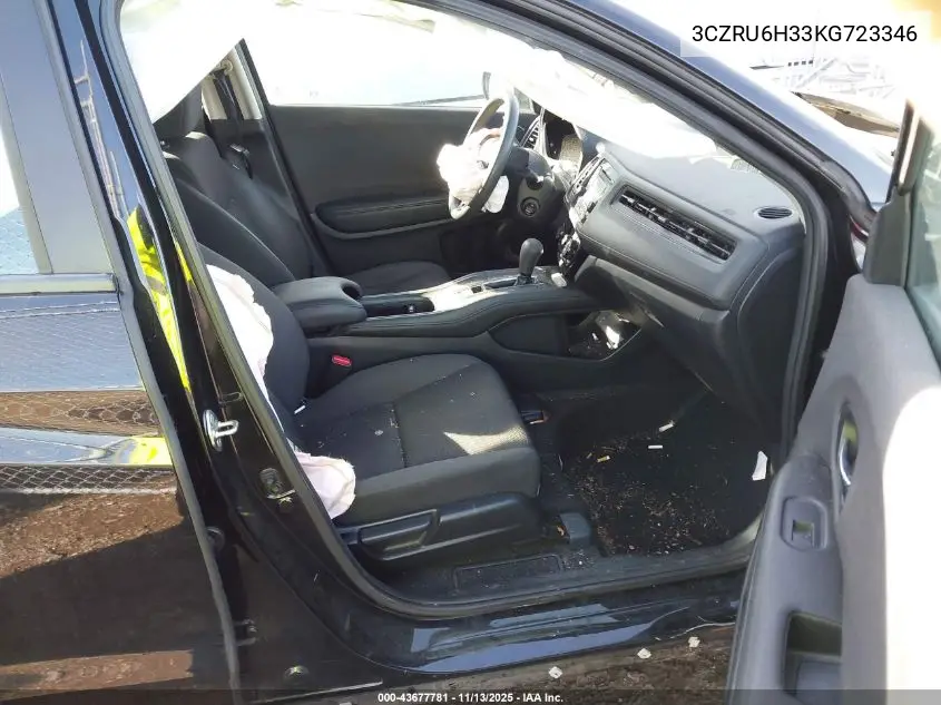 3CZRU6H33KG723346 2019 Honda Hr-V Lx