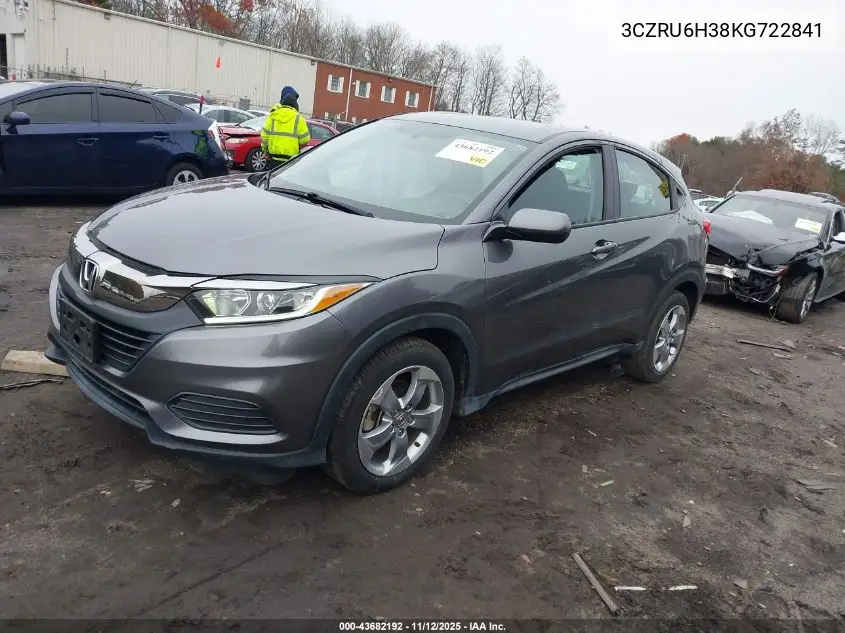 3CZRU6H38KG722841 2019 Honda Hr-V Lx