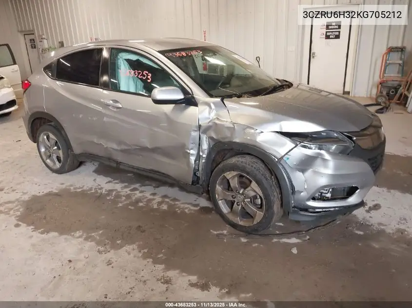 3CZRU6H32KG705212 2019 Honda Hr-V Lx