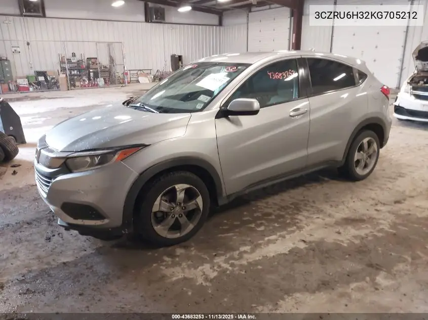 3CZRU6H32KG705212 2019 Honda Hr-V Lx