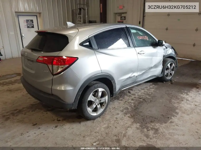 3CZRU6H32KG705212 2019 Honda Hr-V Lx