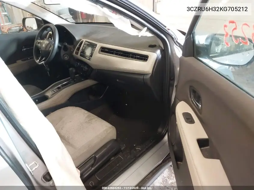 3CZRU6H32KG705212 2019 Honda Hr-V Lx