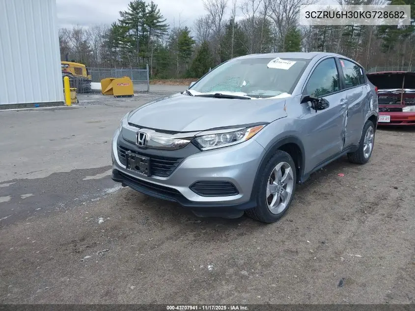 3CZRU6H30KG728682 2019 Honda Hr-V Lx