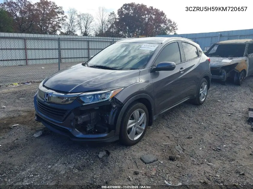 3CZRU5H59KM720657 2019 Honda Hr-V Ex