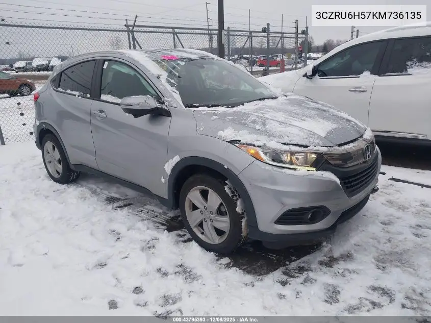 3CZRU6H57KM736135 2019 Honda Hr-V Ex