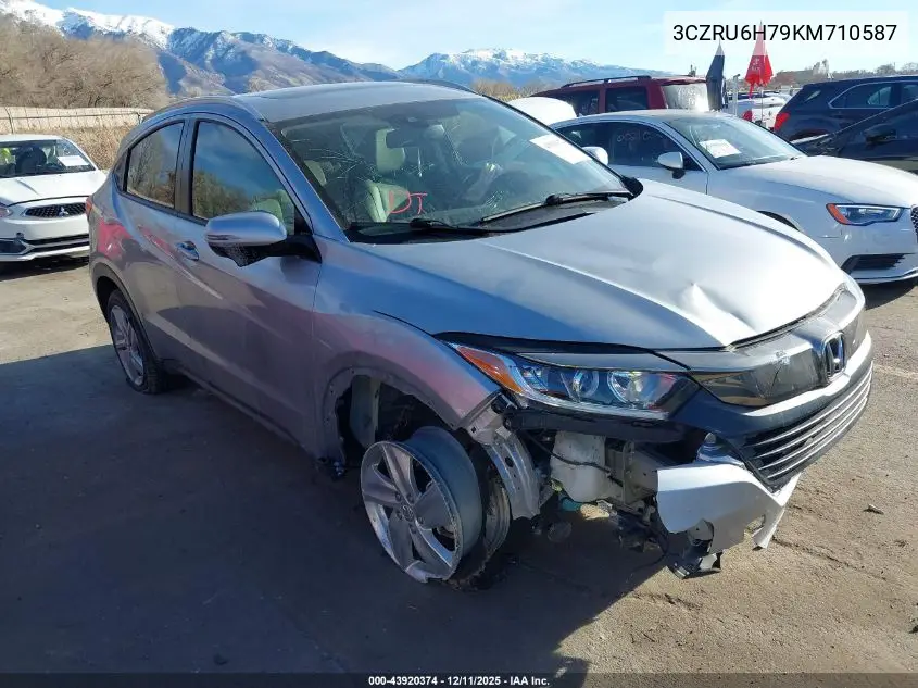 3CZRU6H79KM710587 2019 Honda Hr-V Ex-L