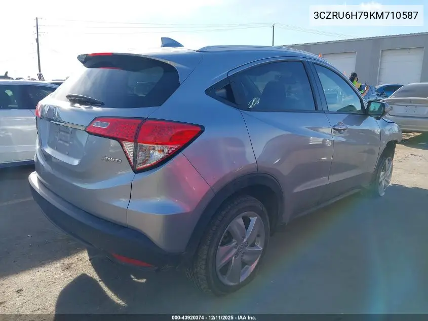 3CZRU6H79KM710587 2019 Honda Hr-V Ex-L