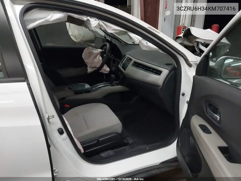 3CZRU6H34KM707416 2019 Honda Hr-V Lx