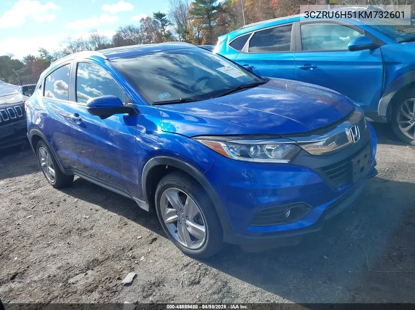 3CZRU6H51KM732601 2019 Honda Hr-V Ex