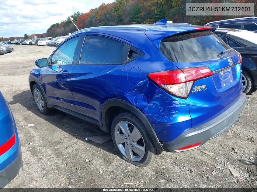 3CZRU6H51KM732601 2019 Honda Hr-V Ex