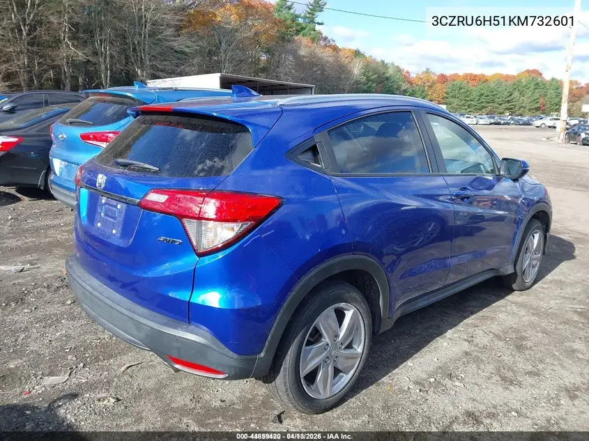 3CZRU6H51KM732601 2019 Honda Hr-V Ex