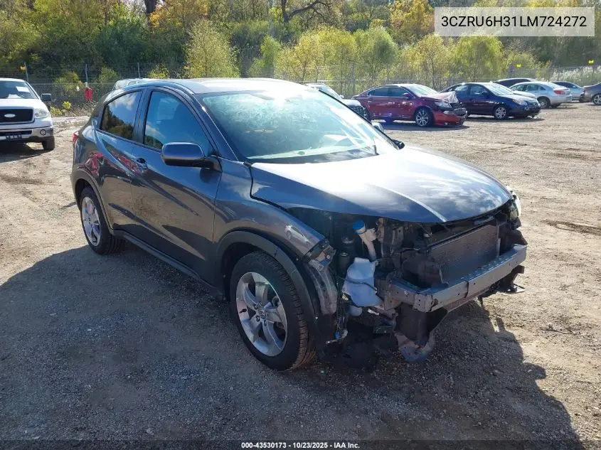 3CZRU6H31LM724272 2020 Honda Hr-V Awd Lx