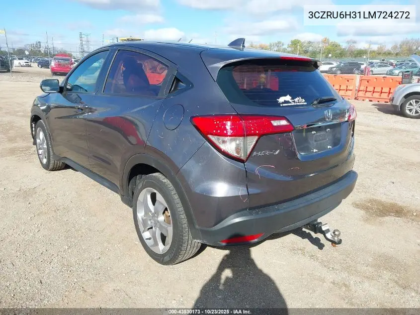 3CZRU6H31LM724272 2020 Honda Hr-V Awd Lx