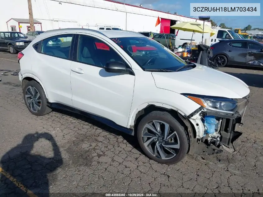 3CZRU6H18LM703434 2020 Honda Hr-V Awd Sport
