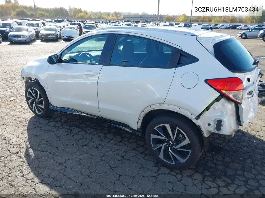 3CZRU6H18LM703434 2020 Honda Hr-V Awd Sport