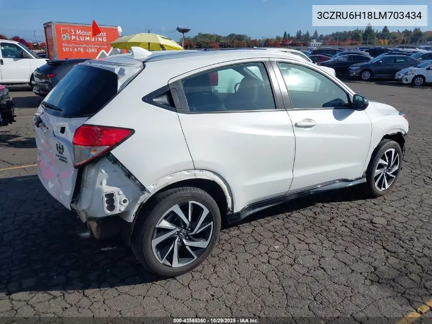 3CZRU6H18LM703434 2020 Honda Hr-V Awd Sport