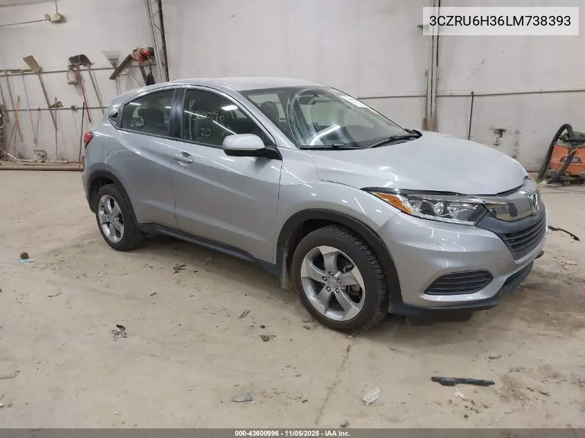 3CZRU6H36LM738393 2020 Honda Hr-V Awd Lx
