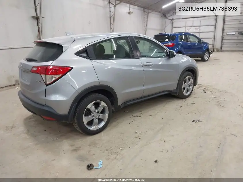 3CZRU6H36LM738393 2020 Honda Hr-V Awd Lx