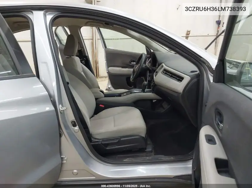 3CZRU6H36LM738393 2020 Honda Hr-V Awd Lx