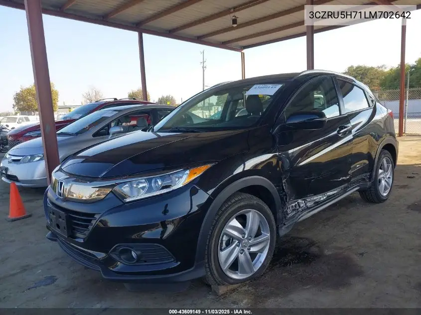 3CZRU5H71LM702642 2020 Honda Hr-V 2Wd Ex-L