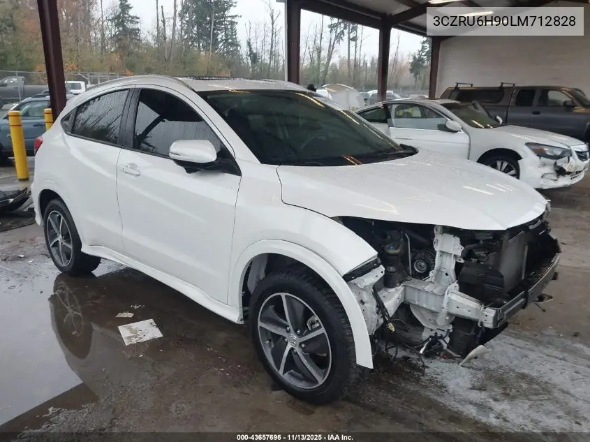 3CZRU6H90LM712828 2020 Honda Hr-V Awd Touring