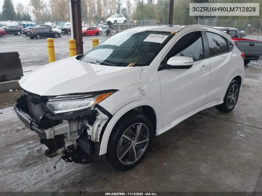 3CZRU6H90LM712828 2020 Honda Hr-V Awd Touring