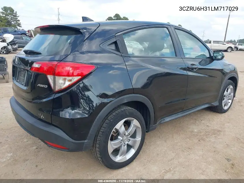 3CZRU6H31LM717029 2020 Honda Hr-V Awd Lx