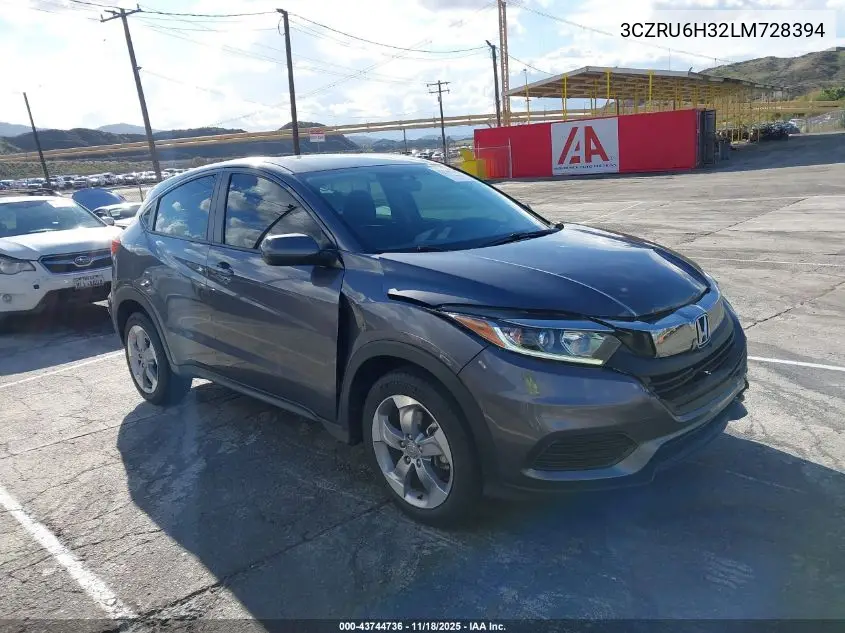 3CZRU6H32LM728394 2020 Honda Hr-V Awd Lx