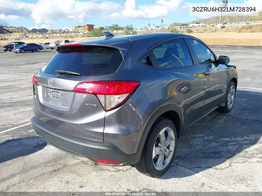 3CZRU6H32LM728394 2020 Honda Hr-V Awd Lx