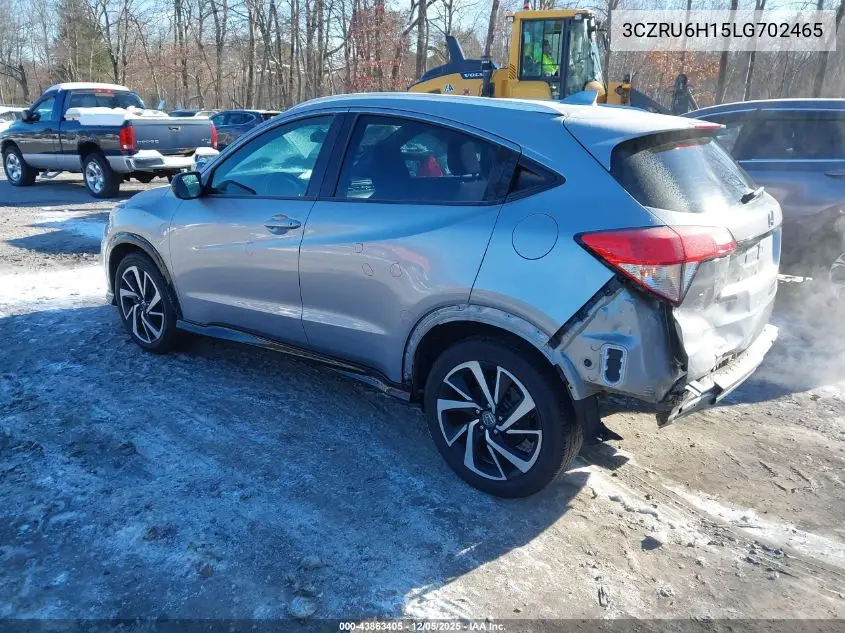 3CZRU6H15LG702465 2020 Honda Hr-V Awd Sport