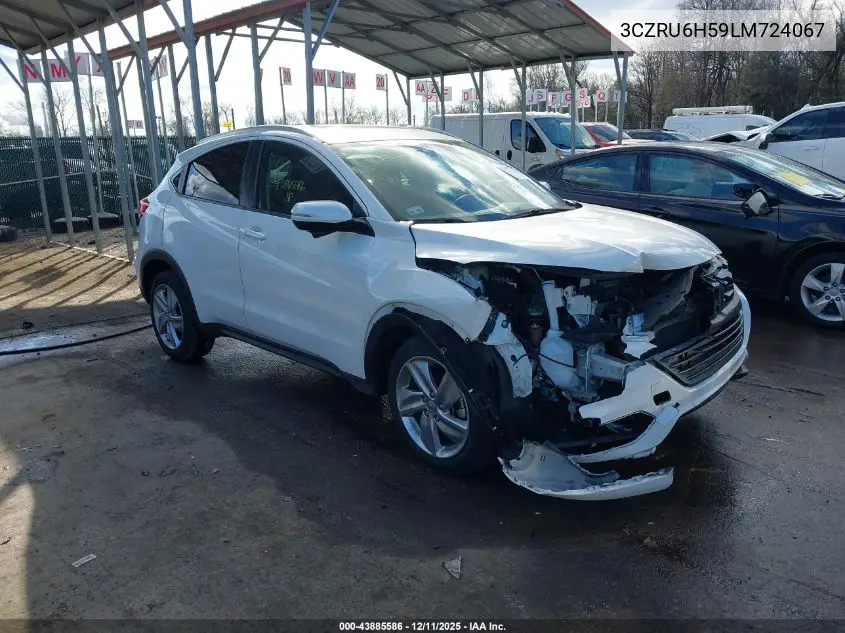 3CZRU6H59LM724067 2020 Honda Hr-V Awd Ex
