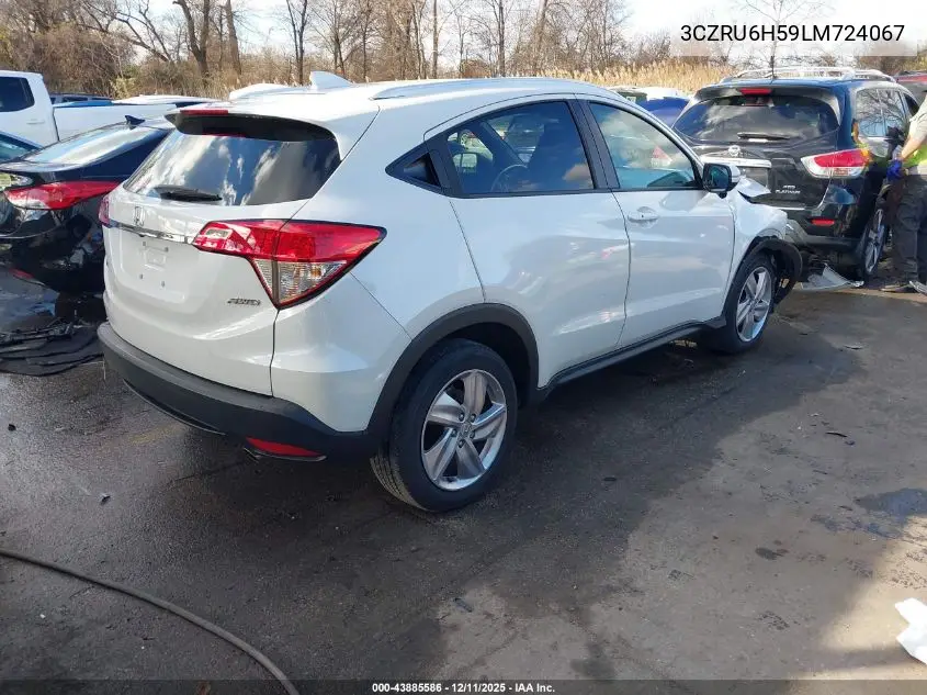 3CZRU6H59LM724067 2020 Honda Hr-V Awd Ex