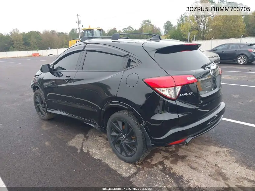 3CZRU5H18MM703705 2021 Honda Hr-V 2Wd Sport